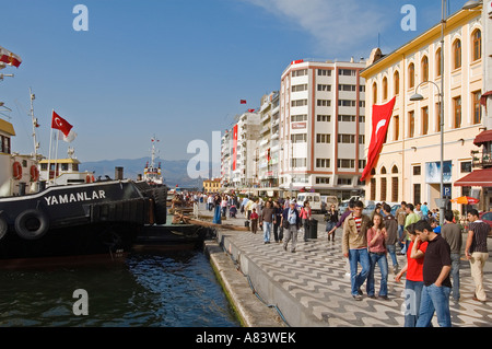 Pier, balcova Thermal Hotel Konak Izmir. Banque D'Images