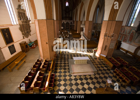 Kwidzyn, Pologne ; Cathédrale gothique château (Marienwerder) Banque D'Images