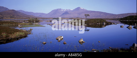 Lochan na h Achlaise Rannoch Moor Inverness-shire région des Highlands Scotland UK GPAN 0065 Banque D'Images