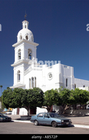 Le Sagrado Corazon de Jesus Church exterior à Los Mochis Sinaloa Mexique Banque D'Images
