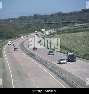 Le trafic sur l'A30 Nouvelle entre Honiton près de Exeter et Sidmouth surnommée la route plus bruyants Banque D'Images