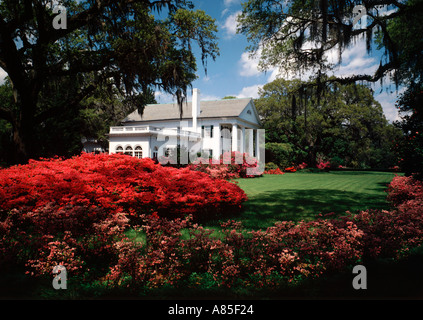 Une Plantation Orton antebellum mansion house près de Wilmington N C Banque D'Images