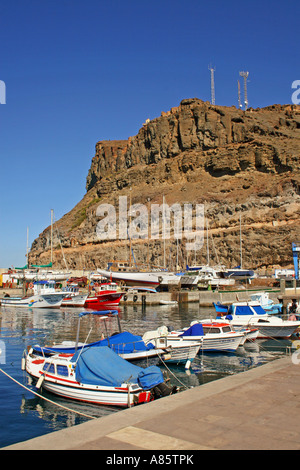 PUERTO de Mogan. GRAN CANARIA. Île des Canaries. L'EUROPE Banque D'Images