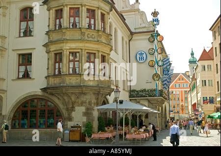 Brasserie HOFBRAUHAUS ROYAL BEER HOUSE ET RESTAURANT MUNICH BAVARIA ALLEMAGNE Banque D'Images