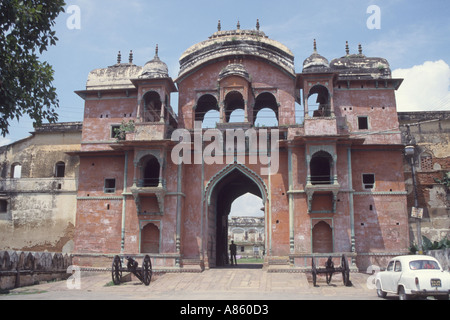 Architecture L'entrée de l'Inde bénarès benaras fort ramnagar palace kashi varanasi Banque D'Images