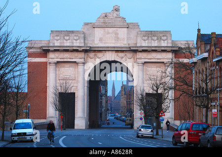 La porte de Menin Banque D'Images