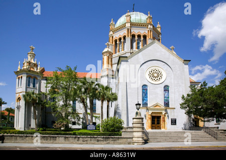 Le Flagler memorial Presbyterian Church à St Augustine en Floride USA Banque D'Images