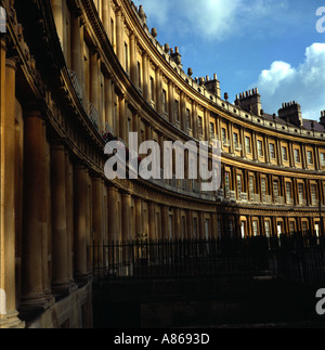 Les rois Circus conçu par John Wood en Angleterre Somerset Bath Georgienne Banque D'Images