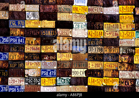 United States USA Inscription divers signes Banque D'Images