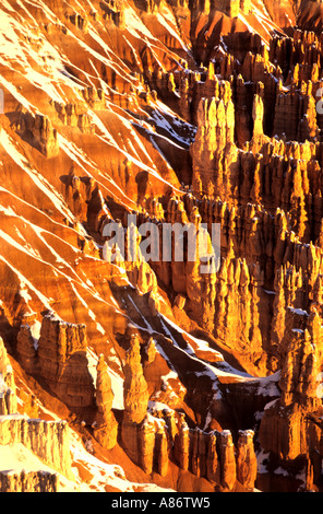 Le Parc National de Bryce Canyon Utah United States America Banque D'Images