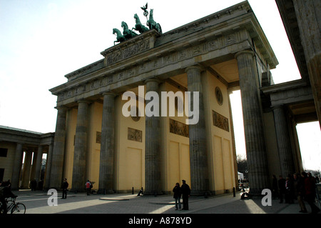 Porte de Brandebourg Berlin Allemagne Banque D'Images