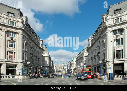 Oxford Circus, Regent Street Junction, au centre de Londres, West End, Westend, Grande-Bretagne, Royaume-Uni, Europe, UNION EUROPÉENNE Banque D'Images