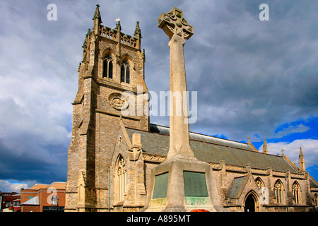 L'église de St Thomas Newport Isle of Wight Hampshire Angleterre Grande-bretagne UK Banque D'Images