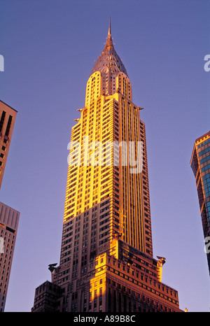États-unis New York New York City le Chrysler Building Banque D'Images