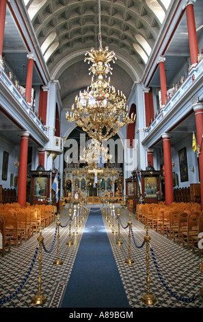 Église du couvent couvent, Moni AG Georgios Selinari, Crète, Grèce Banque D'Images