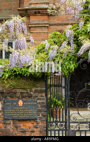 Maison restauration Rochester Kent Banque D'Images