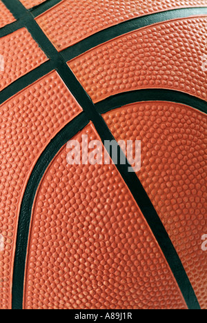 Basket-ball Close Up Banque D'Images