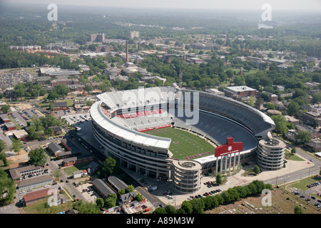 Tuscaloosa Alabama, Université de l'Alabama Bryant Denny football Stadium, campus, vue aérienne depuis le dessus, vue, visite touristique