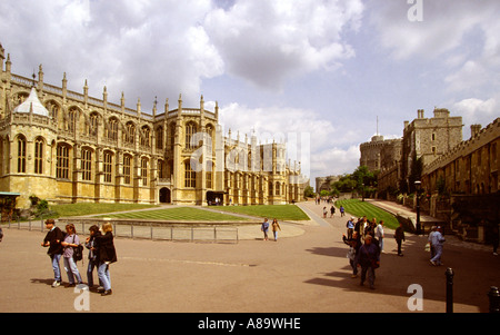 Château de Windsor Berkshire La Chapelle St Georges Banque D'Images