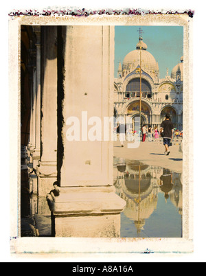 Basilique San Marco Venise Italie Banque D'Images