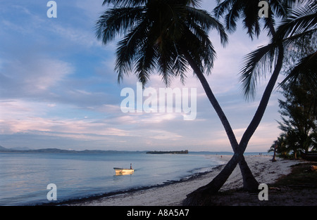 L'île de Nosy Iranja Madagascar Banque D'Images