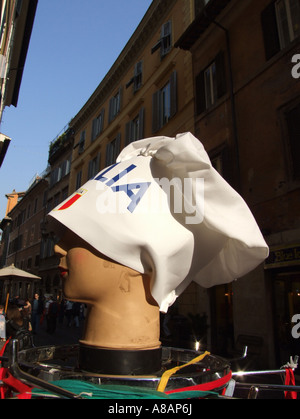 Chef's Hat en cadeaux à rome Banque D'Images