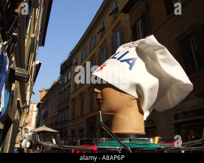 Chef's Hat en cadeaux à rome Banque D'Images