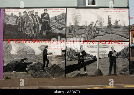 Les peuples autochtones 1912 - 2002 de l'armée de 90 ans de résistance-mural Banque D'Images