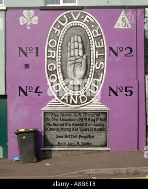 UVF pour Dieu et Ulster Banque D'Images