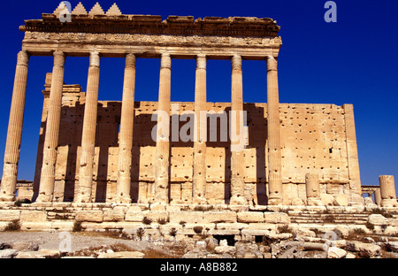 Temple de Bel, Palmyre Tadmor ou en arabe, la Syrie. Banque D'Images