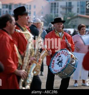 Fête des vendanges à Banyuls-sur-Mer Pyrénées-orientales France Languedoc-Roussillion Banque D'Images