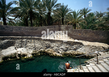 Ras Al Khaimah ÉMIRATS ARABES UNIS Khatt Hot Springs Banque D'Images