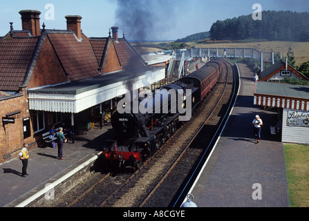 North Norfolk Weybourne Gare ferroviaire à Banque D'Images