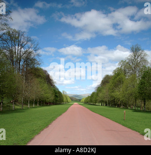 Château de Drumlanrig, Dumfriesshire, Ecosse, accueil de Duc de Buccleugh, plus grand propriétaire en Europe et cousine de la Reine,UK, Europe Banque D'Images