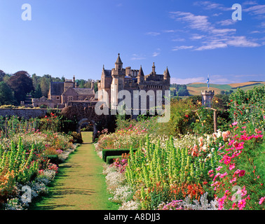 Abbotsford House, région frontalière, Ecosse, Royaume-Uni Banque D'Images