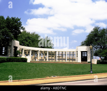 Colline, site de J.F.Kennedy assassinat, Dallas, Texas, USA Banque D'Images