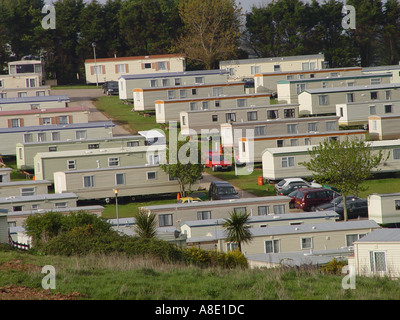 Haven Devon Cliffs Holiday Park près de la ville balnéaire de Exmouth Devon, Angleterre du Sud GO UK 2003 Banque D'Images