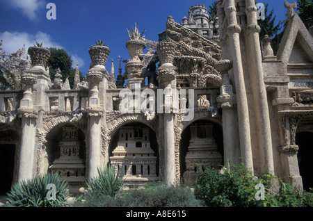 Palais Idéal du Facteur Cheval Hauterives Drôme ministère France Banque D'Images