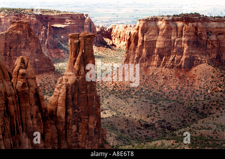 Colorado National Monument Cliffs Banque D'Images