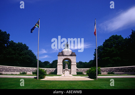 Au sud-africain de Longueval Delville de bois, près de l'Aisne Picardie France Banque D'Images