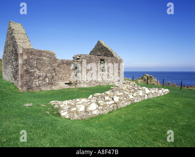 Chapelle St Ninians dh ISLE DE WHITHORN DUMFRIES galloway ruines de l'église du 13e siècle St ninian Ecosse religous Banque D'Images