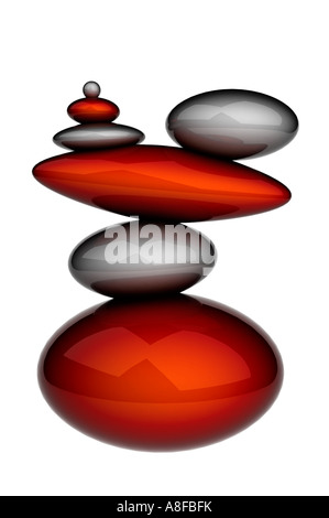 Pierres zen Banque D'Images