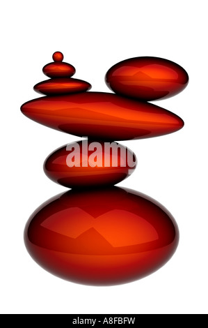 Pierres zen Banque D'Images