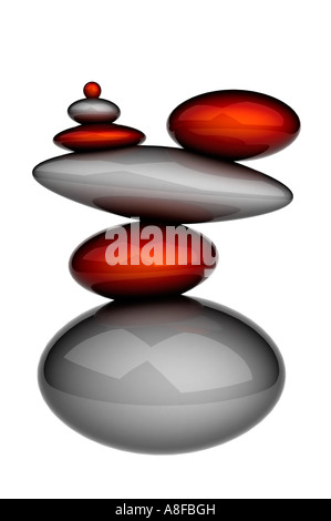 Pierres zen Banque D'Images