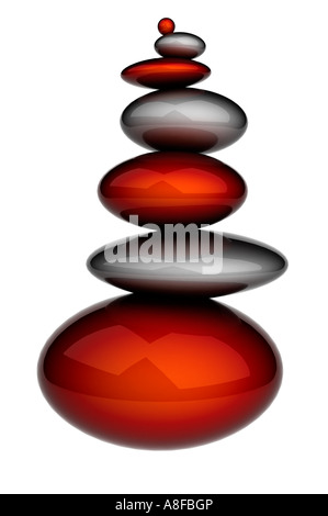 Pierres zen Banque D'Images