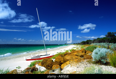 Scène de plage ouest de l'Australie Banque D'Images