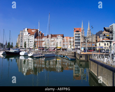 Belgique Oostende Ostende Ostende port de plaisance voile Banque D'Images