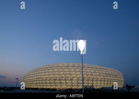 Stade Allianz Arena de Munich Allemagne Banque D'Images