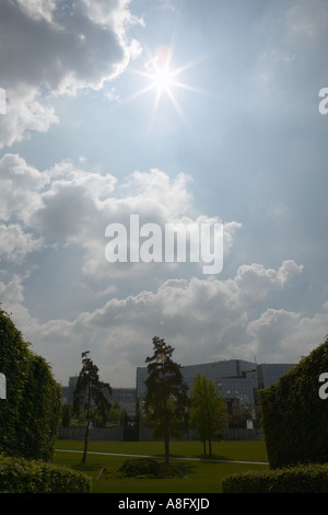 Plus de détails, le Parc André Citroën, Paris Banque D'Images