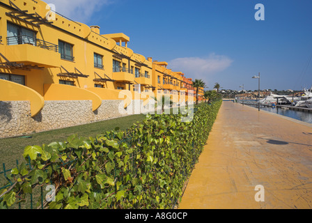 Nouveaux appartements à la Marina de Portimao Algarve Portugal complexe eu Europe Banque D'Images